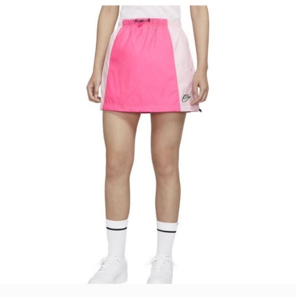 Pink NIKE SPORTSWEAR ICON CLASH WOVEN SKIRT size XL